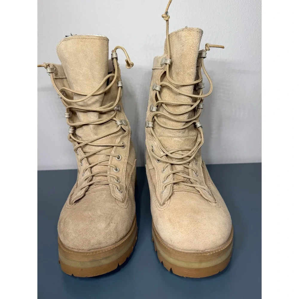McRae Footwear Tan Suede Gore-Tex Military Combat Boots Men 6XW 8430-01-516-1597